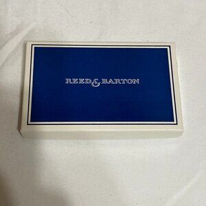 VINTAGE REED & BARTON SILVER PLATED EXECUTIVE CARD CASE #689